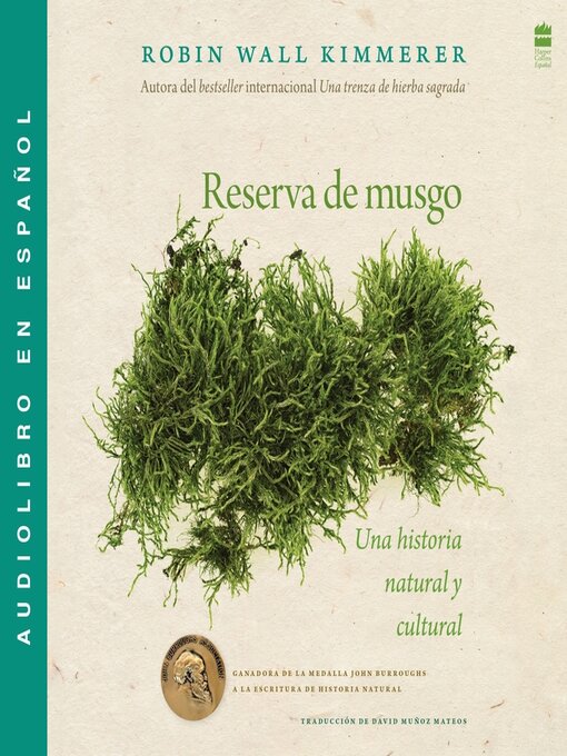 Cover image for Reserva de musgo